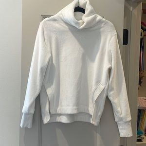 Athleta fuzzy turtleneck!